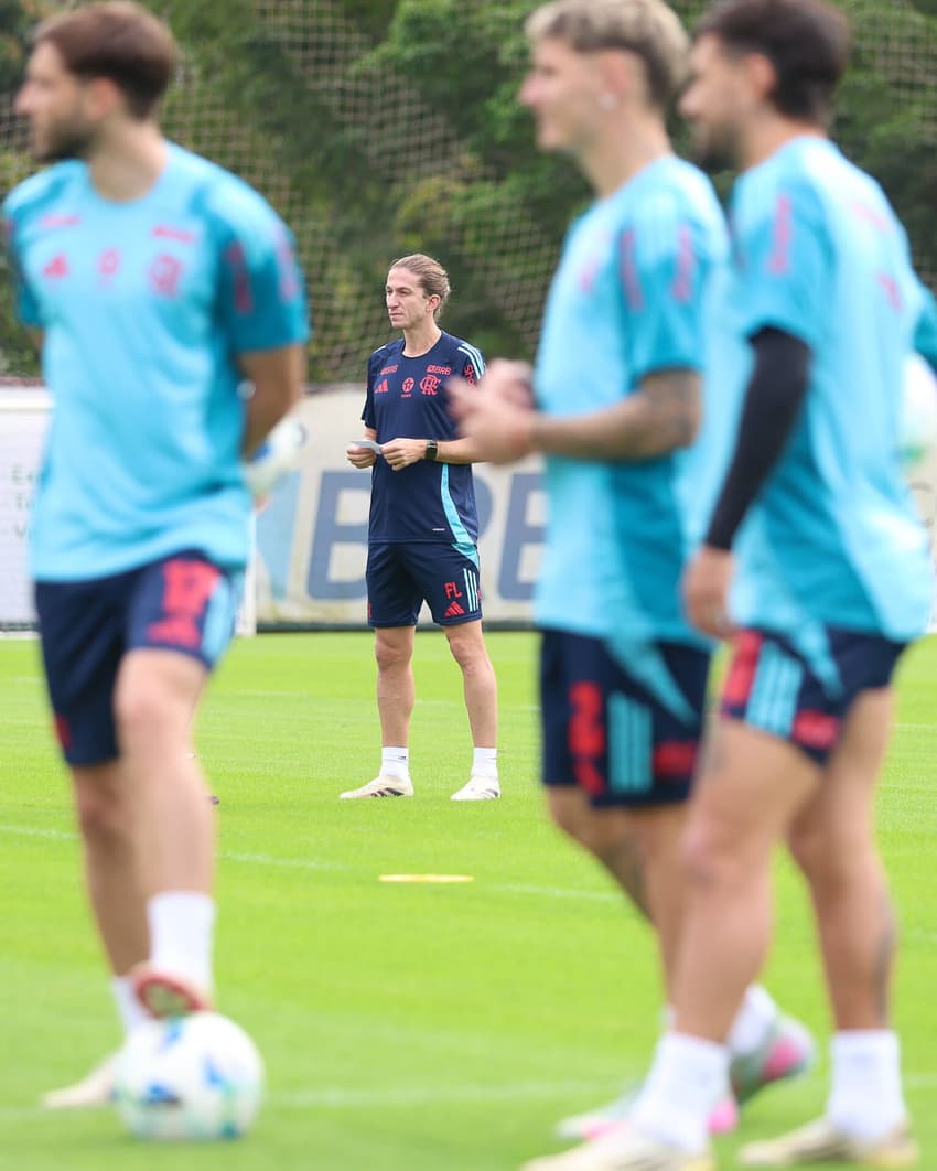 Flamengo treino Filipe Luís