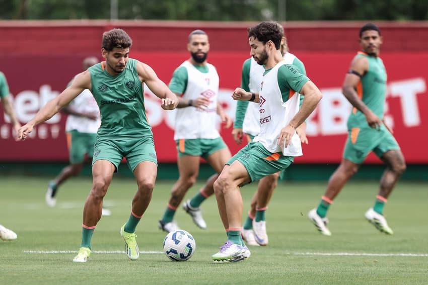 Fluminense treino Internacional