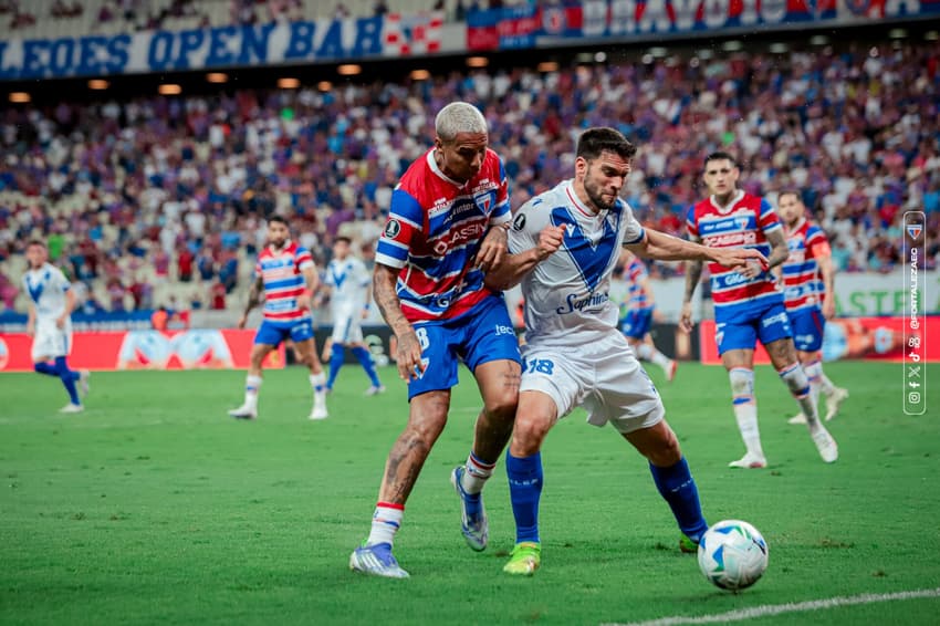 Partida entre Fortaleza e Vélez Sarsfield, pela Copa Libertadores (Foto: Mateus Lotif/Fortaleza EC)