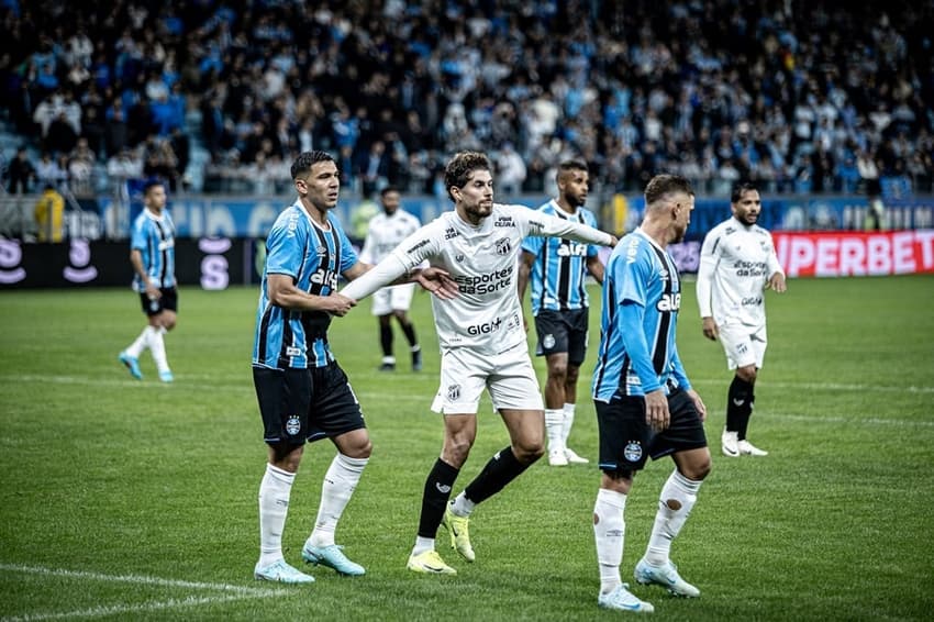 Partida entre Grêmio e Ceará, pelo Brasileirão (Foto: Felipe Santos/Ceará SC)