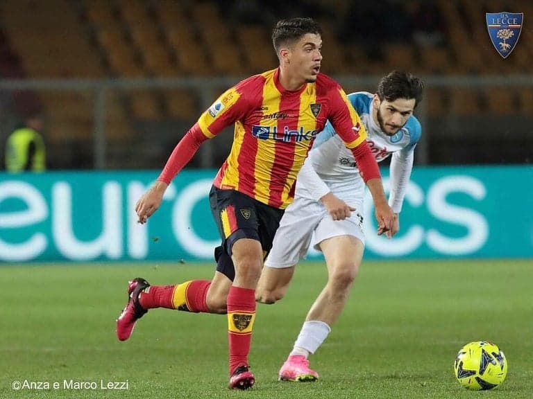 No Lecce, Joan González se aposenta do futebol. (Foto: Reprodução/Instagram @joan_gonzi)