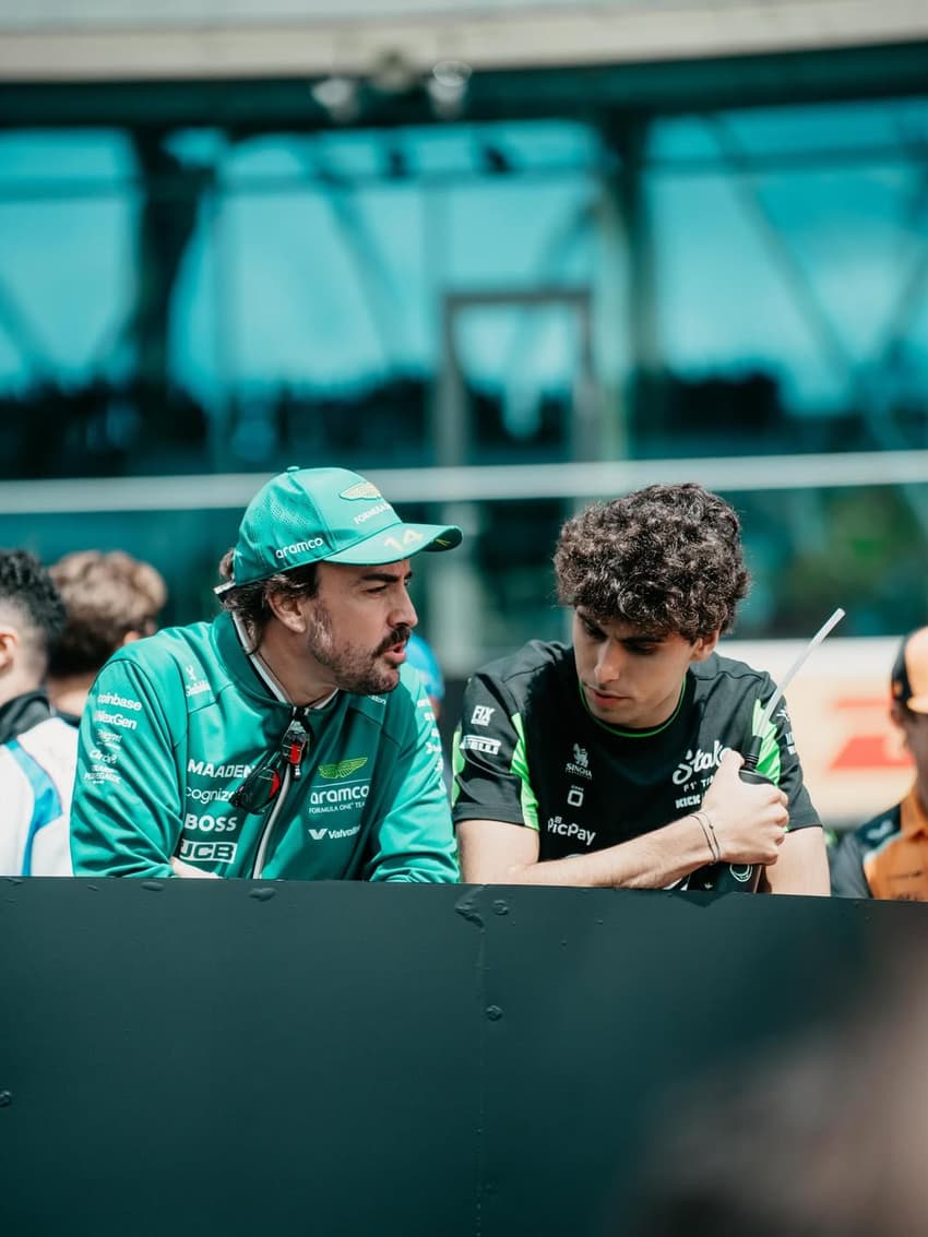 Bortoleto e Alonso (Foto: Reprodução/Intagram @gabrielbortoleto_)