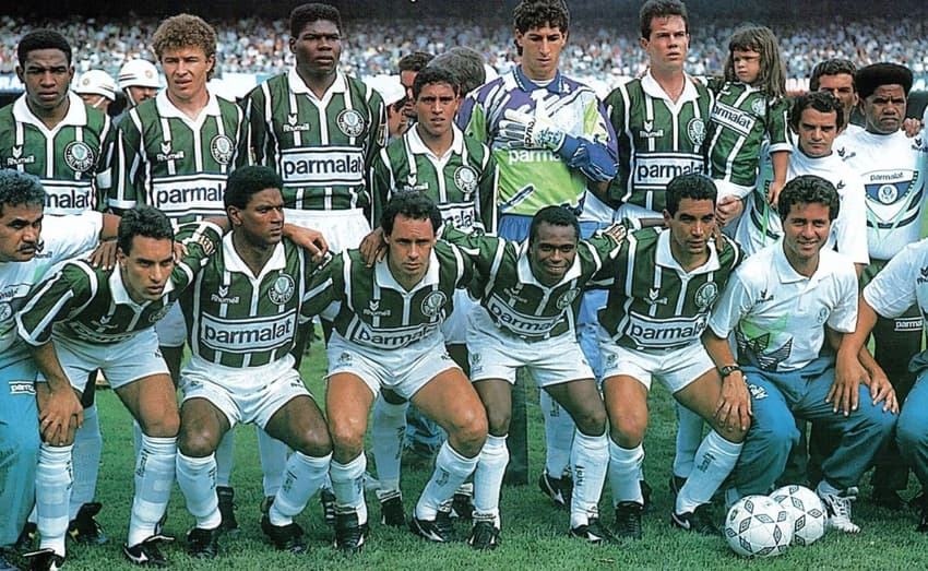 Time do Palmeiras campeão do Brasileirão em 1993 (Foto: divulgação / Palmeiras)