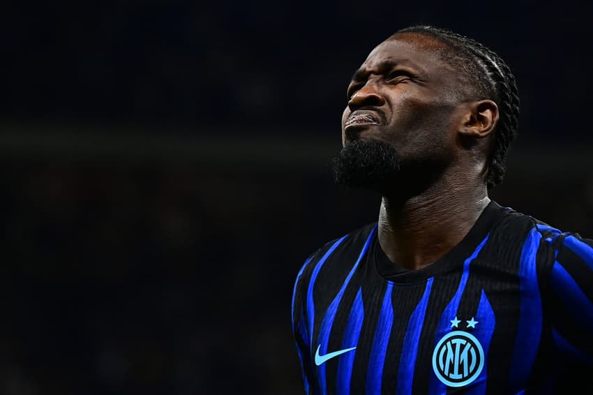 Marcus Thuram em ação pela Inter de Milão (Foto: Piero CRUCIATTI / AFP)