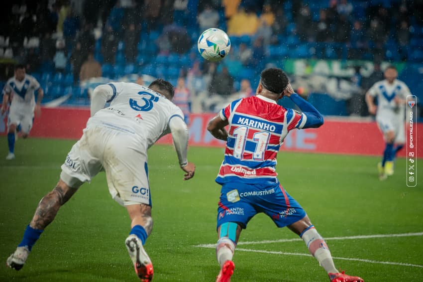 Partida entre Vélez Sarsfield e Fortaleza, pela Copa Libertadores (Foto: Mateus Lotif/Fortaleza EC)