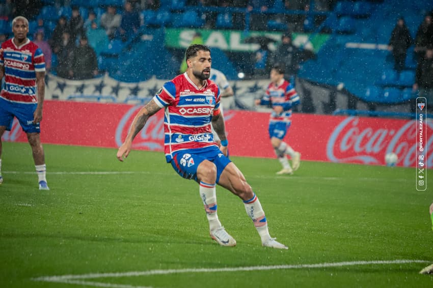 Partida entre Vélez Sarsfield e Fortaleza, pela Copa Libertadores (Foto: Mateus Lotif/Fortaleza EC)