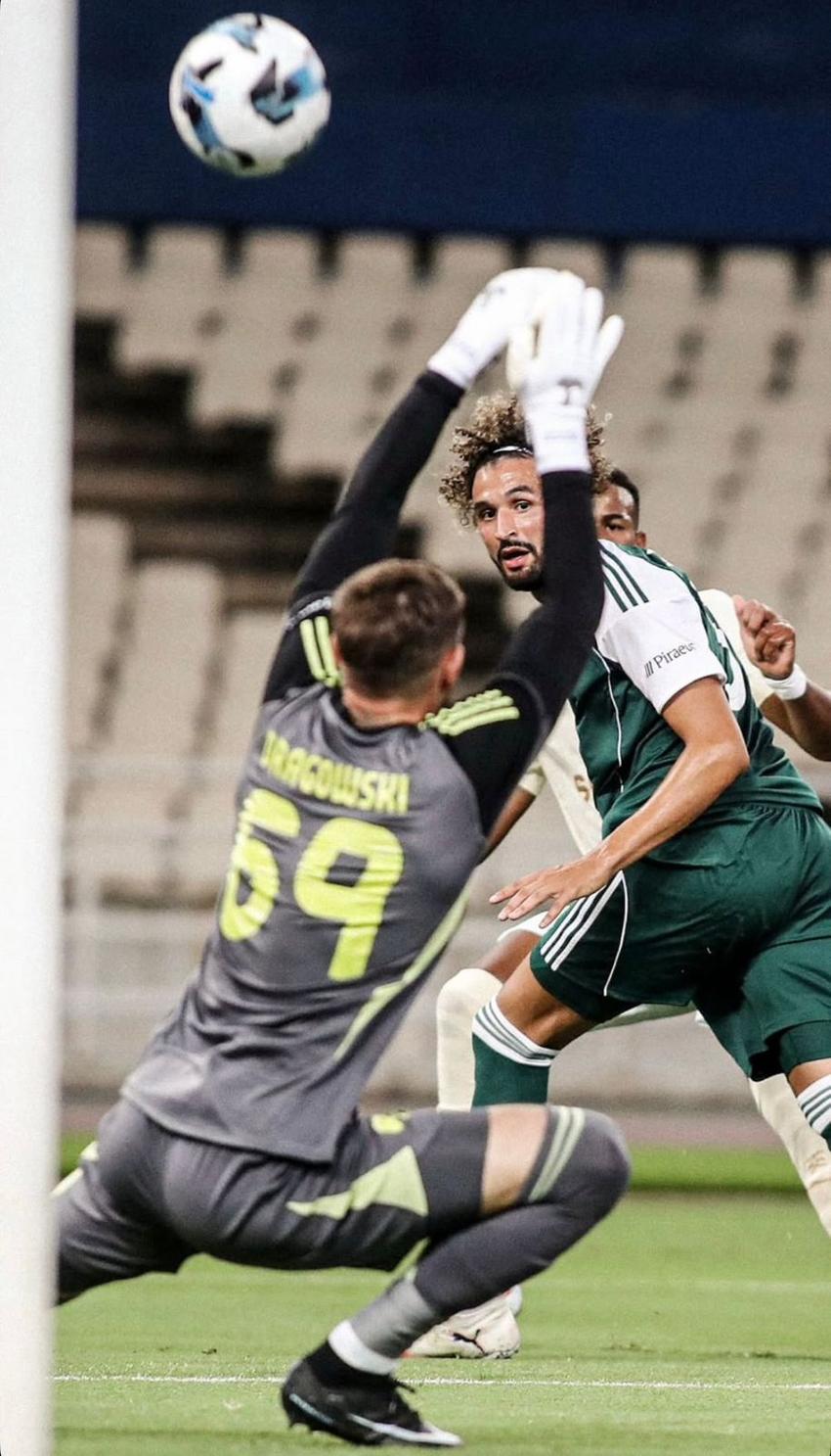 Panathinaikos x Shakhtar pela Europa League (Foto: Reprodução/Panathinaikos)