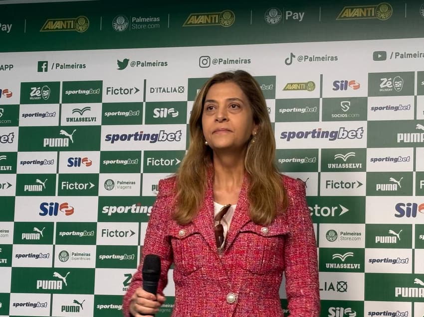 Leila Pereira, presidente do Palmeiras (Foto: Vitor Palhares/ Lance!)