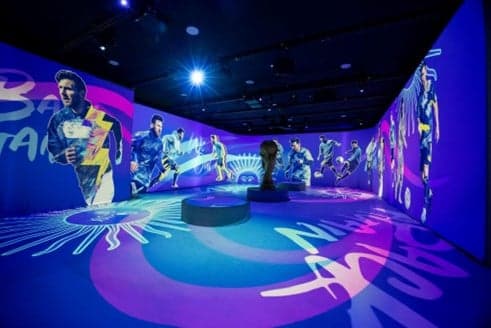 Exposição The Messi Experience - A Dream Come True” (Foto: André Velozo)