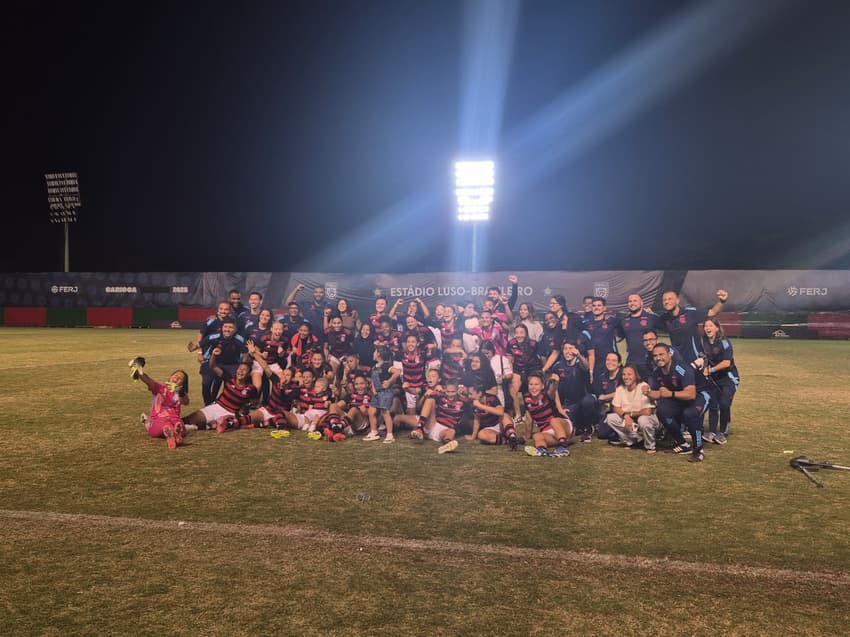Flamengo feminino sub-20 vence Corinthians e decide com Botafogo (Foto: Sharon Prais)