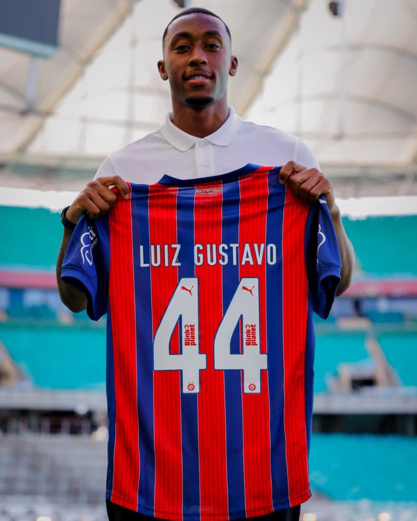 Luiz Gustavo, ex-Vasco, vai usar a camisa 44 no Bahia (Foto: Letícia Martins / EC Bahia)