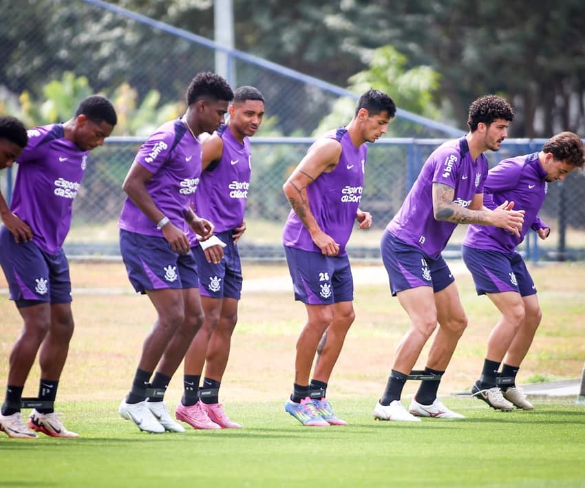 Corinthians se prepara para enfrentar o Palmeiras (Foto: Rodrigo Gazzanel / Agência Corinthians)