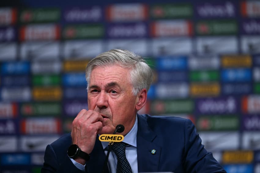 Carlo Ancelotti, durante convocação da Seleção Brasileira