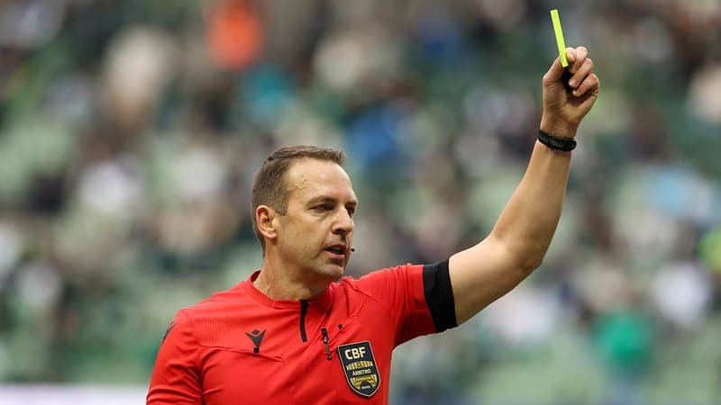 PC Oliveira deu seu veredito sobre pênalti polêmico do Palmeiras (Foto: Cesar Greco/Palmeiras)