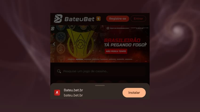 Captura de tela Android do Bateubet app