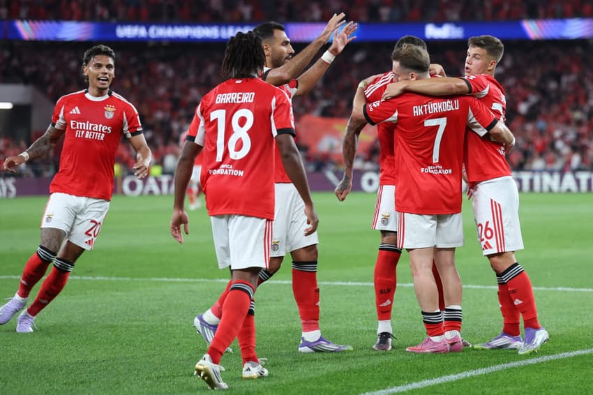 O Benfica eliminou o Fenerbahçe da Champions League (Foto: PATRICIA DE MELO MOREIRA / AFP)