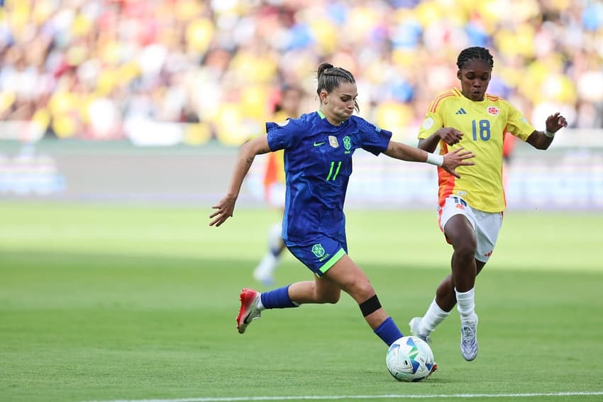 brasil x colombia copa america feminina (Foto: Lívia Villas Boas / CBF)