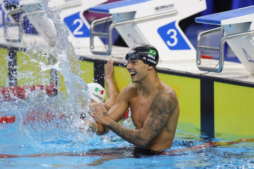 Guilherme Caribé bateu o recorde nos 100m livre