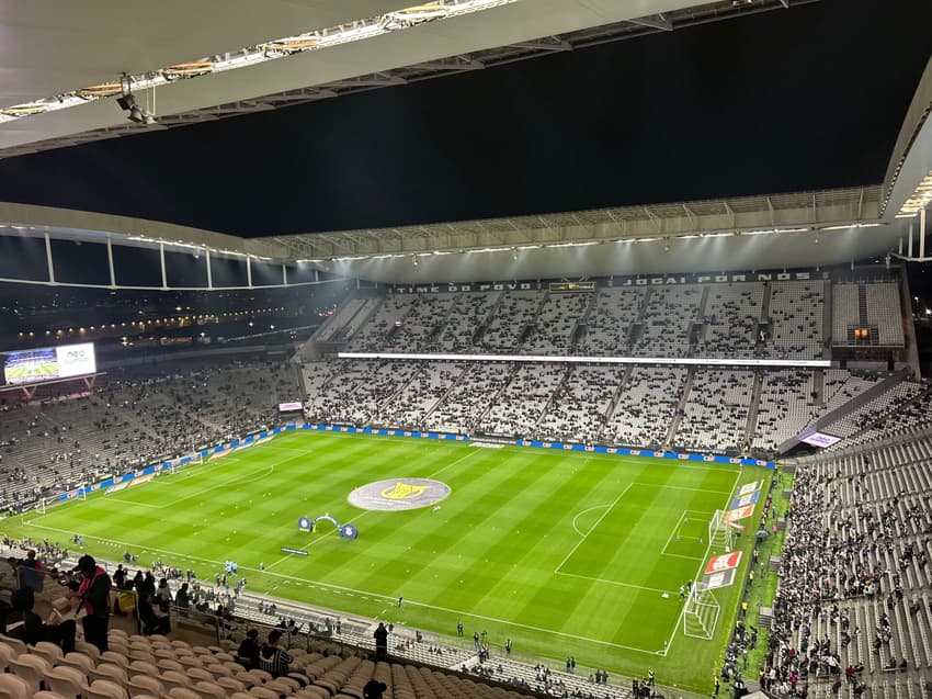 Neo Química Arena recebe Corinthians x Bahia