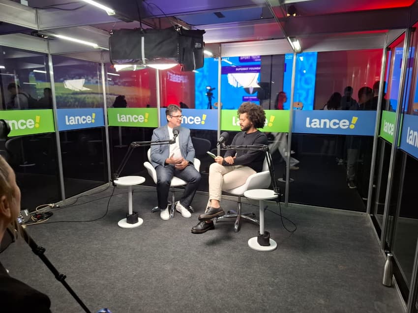 Denis Matias também conversou com o Lance! no estúdio do Rio Innovation Week