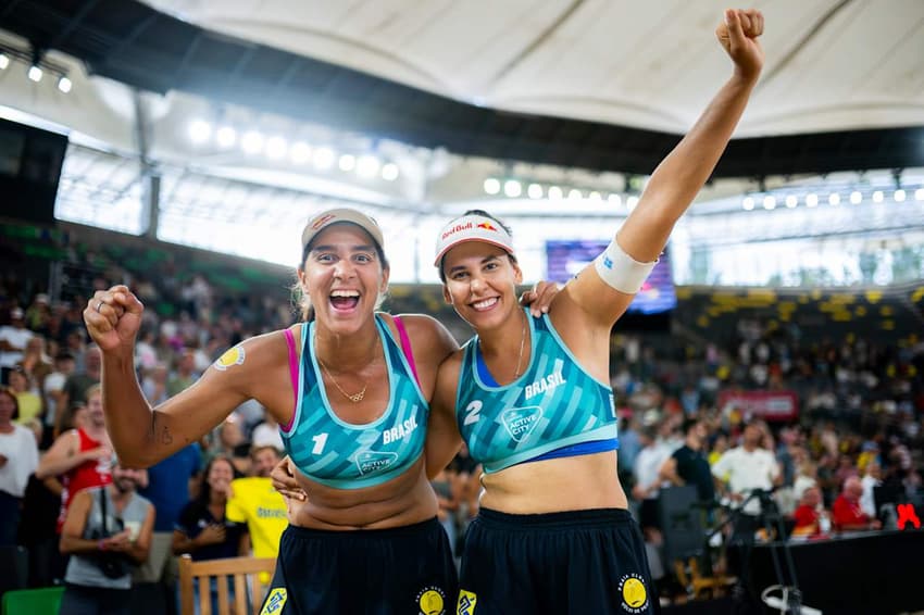 Duda e Ana Patrícia conquistaram o bronze na Alemanha