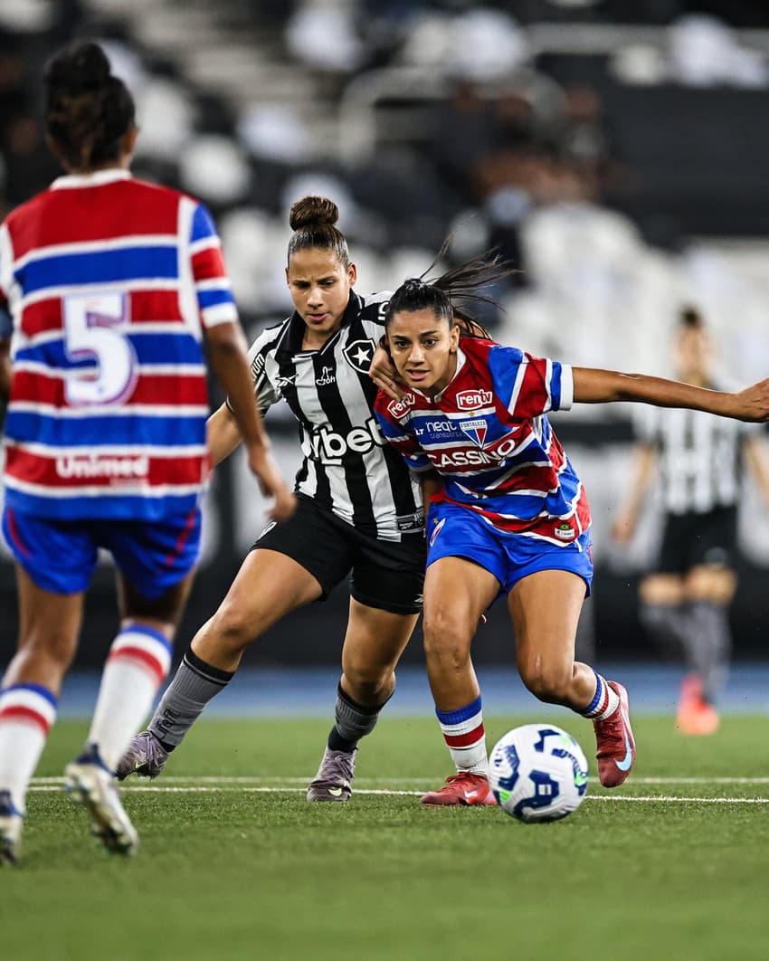Fortaleza e Botafogo fizeram semifinal da Série A2 Feminina. (Foto: Arthur Barreto/Botafogo)