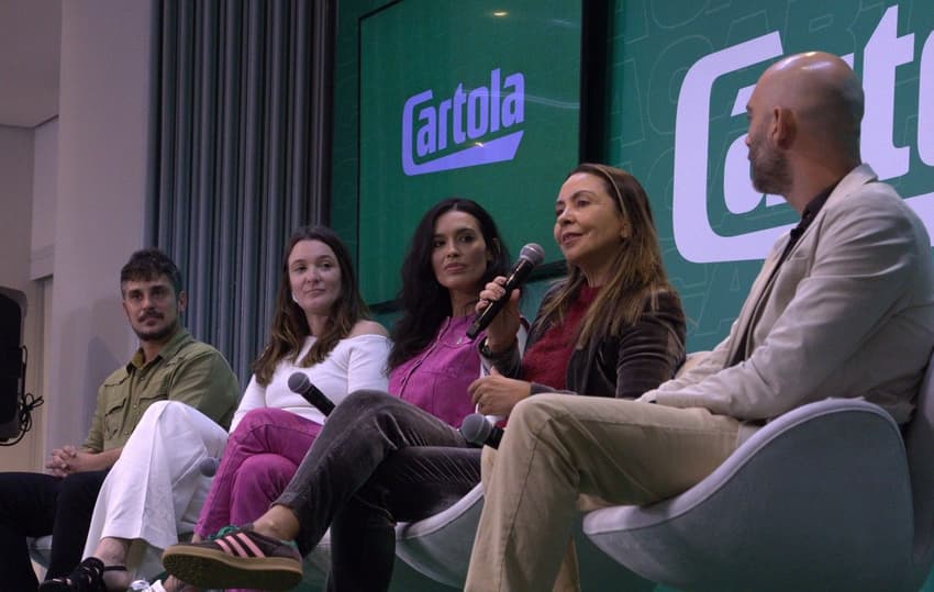 Lançamento do Cartola Feminino na Globo, em São Paulo. (Foto: Globo/Divulgação)