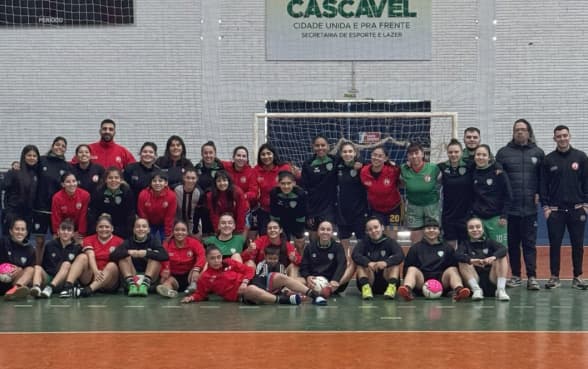 As argentinas do Padre Mugica e Pinocho em treino no Paraná (Reprodução)