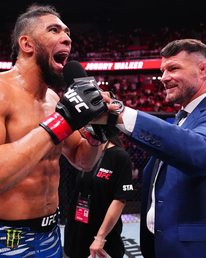 Johnny Walker venceu no UFC Xangai (Foto: Reprodução Instagram UFC Brasil)