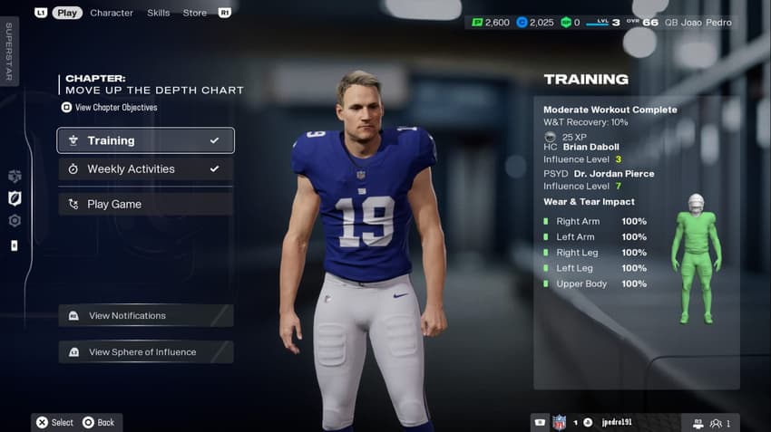 Partida de NFL Madden 26 (Foto: Reprodução)