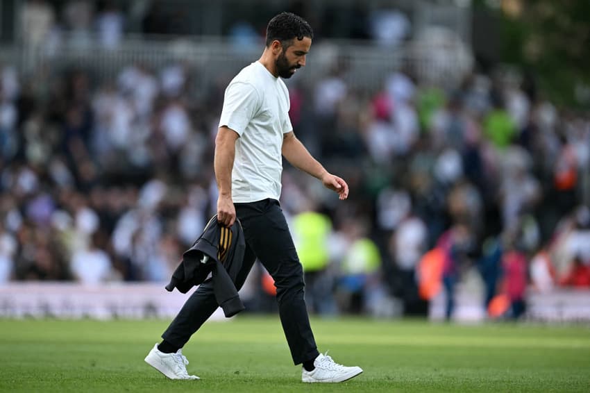 Ruben Amorim é treinador do Manchester United (Foto: JUSTIN TALLIS / AFP)