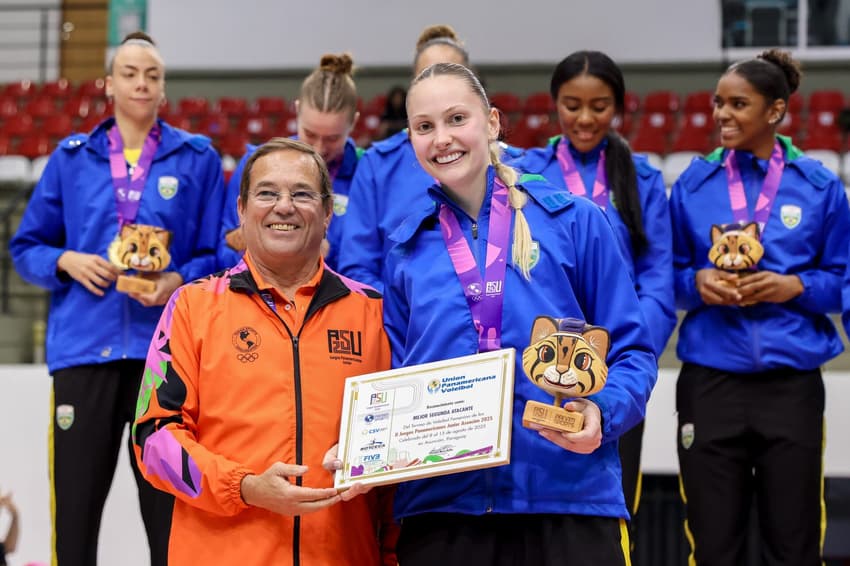 Ana Rudiger foi a melhor ponteira do Pan Júnior