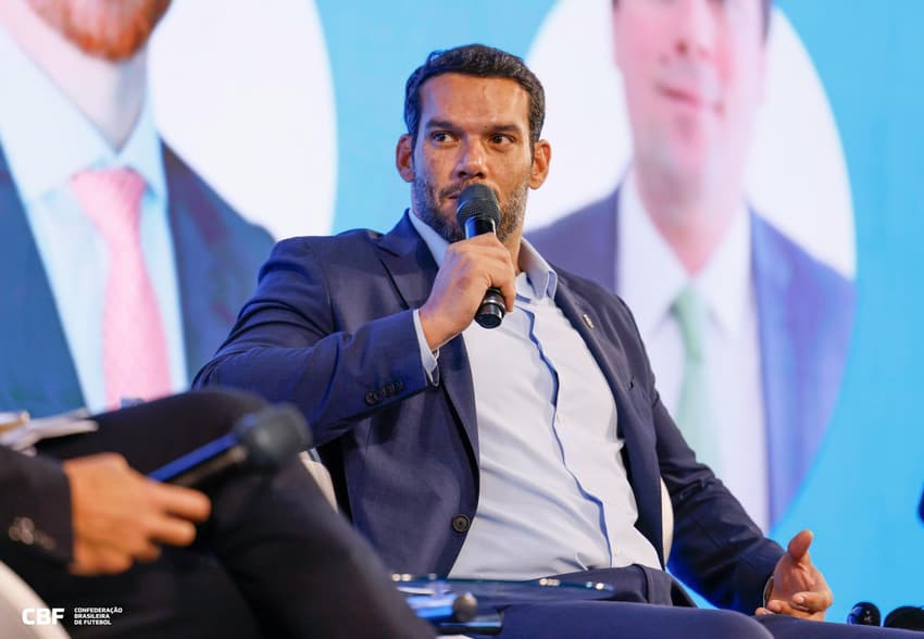 Samir Xaud, presidente da CBF, na Rio Innovation Week