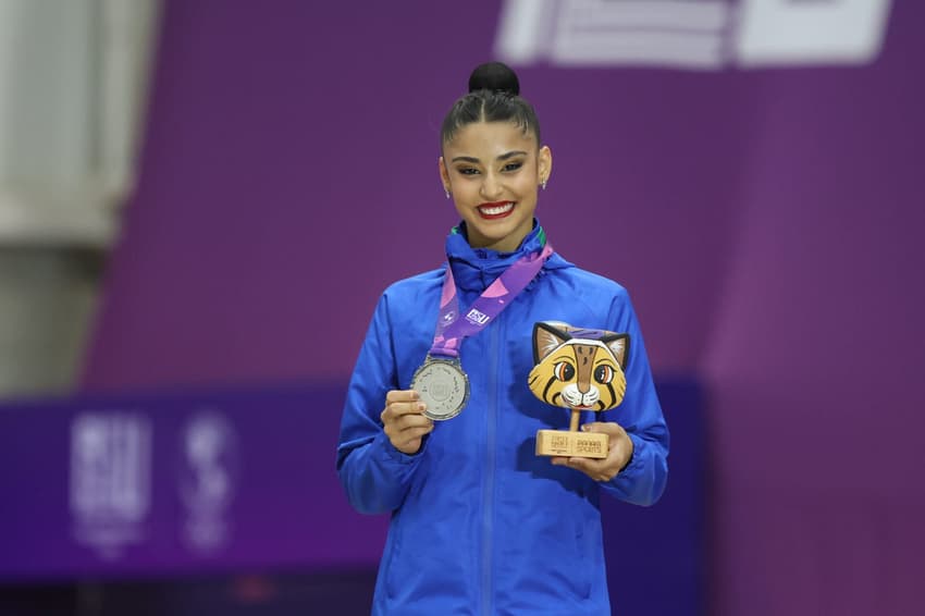 Sarah Mourão conquista a medalha de prata.