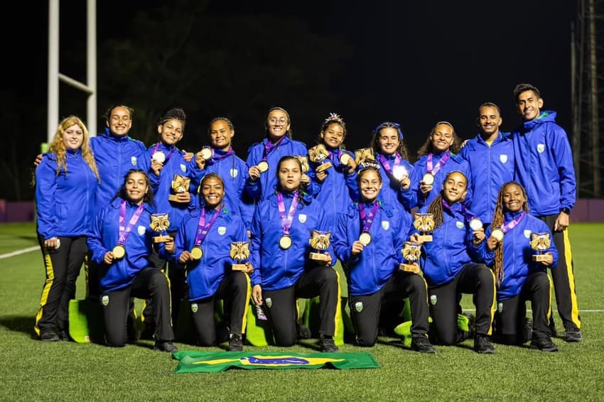 Seleção feminina de rugby venceu os Estados Unidos na final
