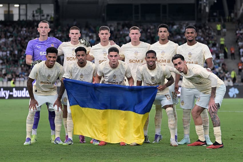 Escalação do Shakhtar Donetsk para o jogo contra o Panathinaikos (Foto: Reprodução/Shakhtar)