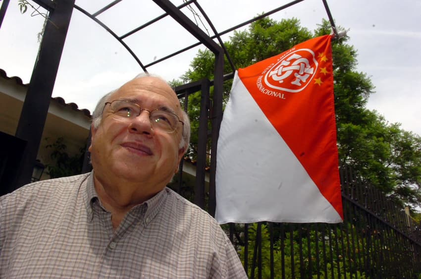 Luiz Fernando Verissimo, torcedor do Internacional. (Foto: Ricardo Chaves/Agência RBS)