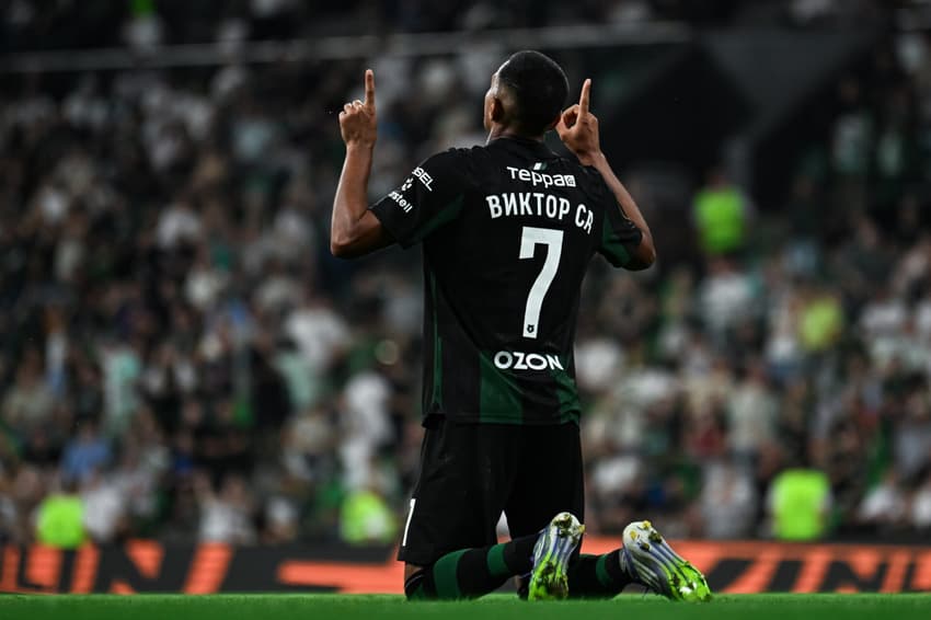 Vitor Sá marcou pelo Krasnodar, pela Premier League Russa (Foto: Divulgação/Krasnodar)
