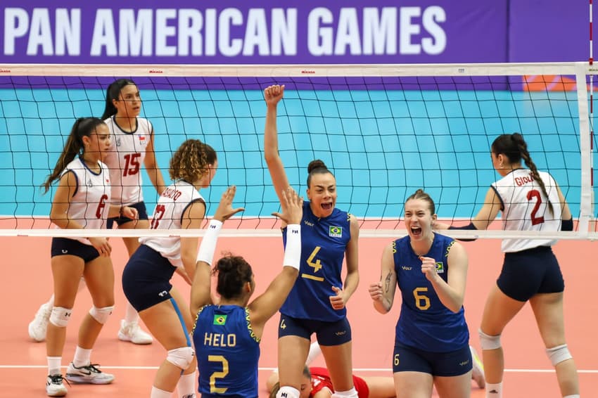 Seleção feminina de vôlei entra em quadra pelo Pan Júnior