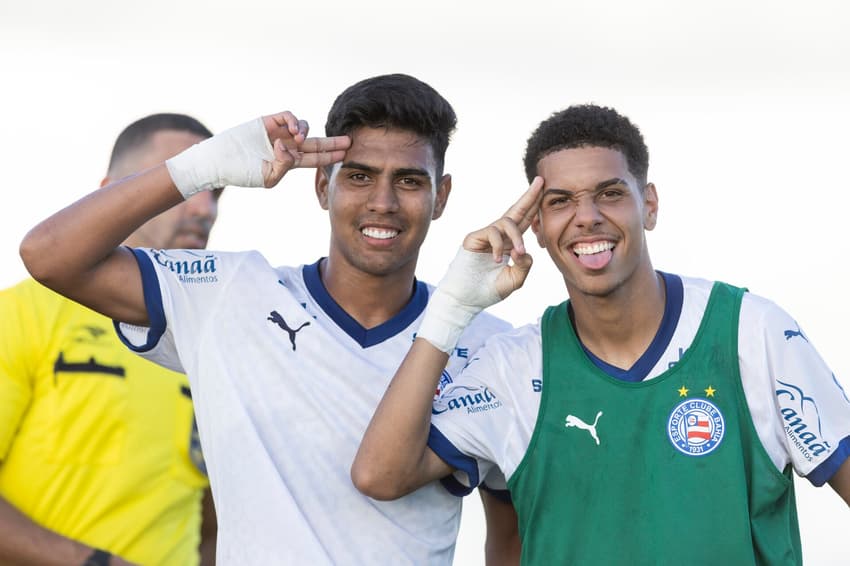 Juninho e Carioca, destaques do Bahia no sub-20 (Foto: Rafael Rodrigues / EC Bahia)