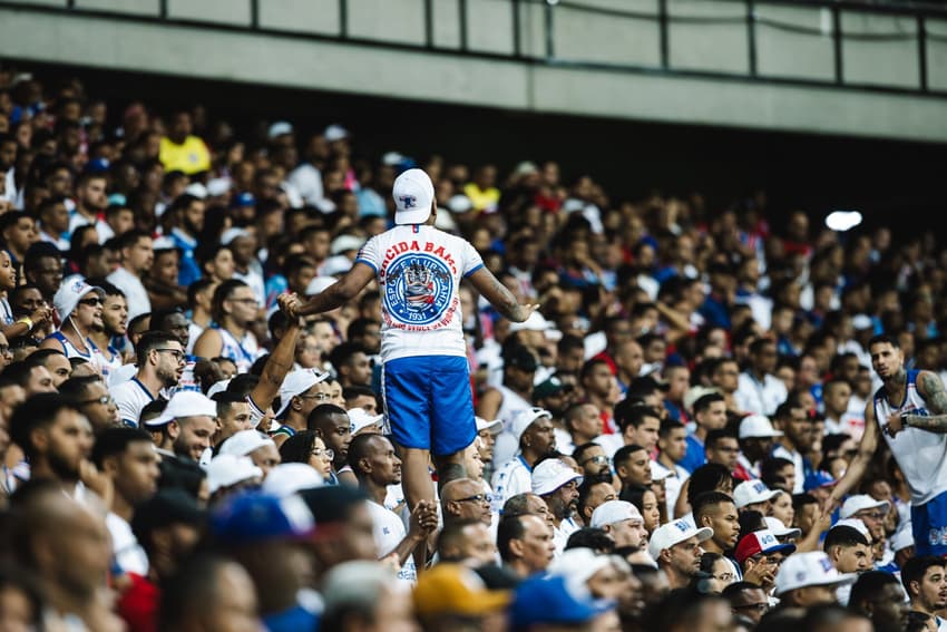 Torcida do Bahia na Arena Fonte Nova (Foto: Letícia Martins / EC Bahia)