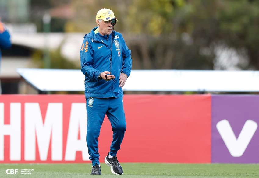 Ancelotti, técnico da Seleção Brasileira (Foto: Rafael Ribeiro/CBF)