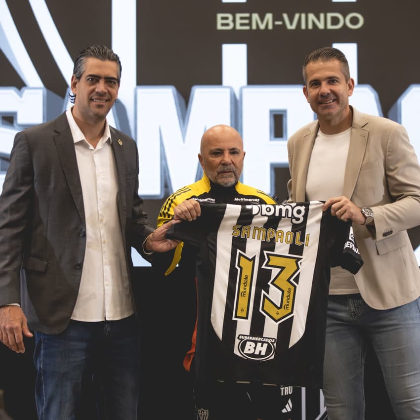 Jorge Sampaoli é o novo técnico do Atlético-MG (Foto: Pedro Souza/Atlético)