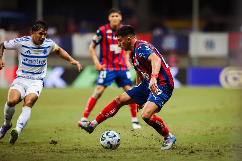 Sanabria em ação contra o Cruzeiro (Foto: Letícia Martins / EC Bahia)