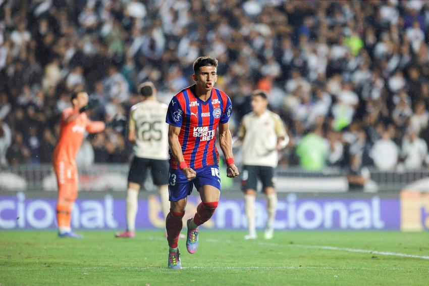 Sanabria comemora gol contra o Vasco (Foto: Rafael Rodrigues / EC Bahia)