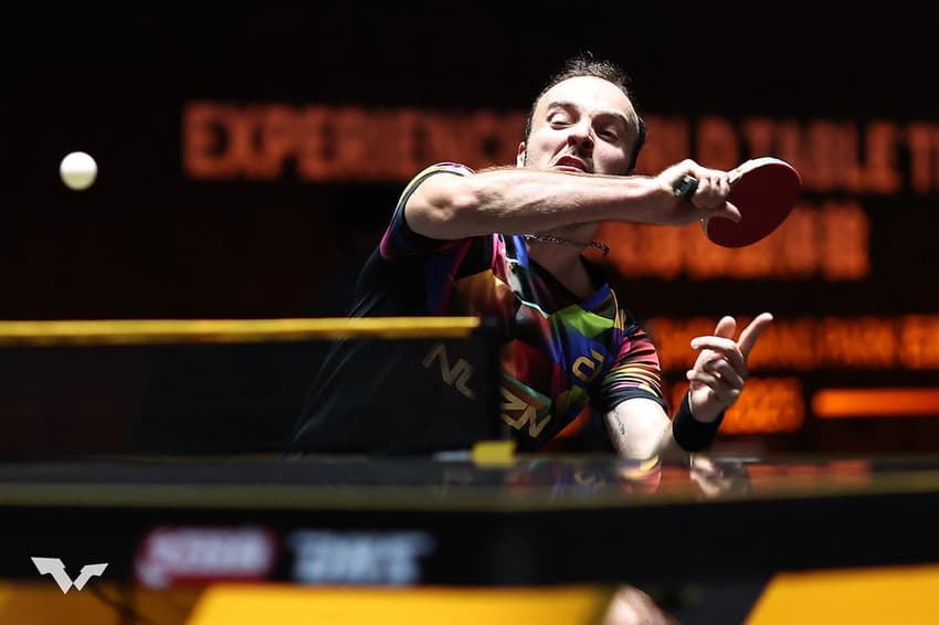 O francês Simon Gauzy é o próximo rival de Hugo Calderano (Foto: Divulgação/ WTT)