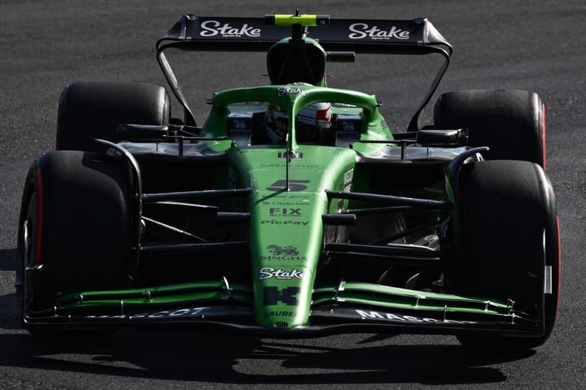Gabriel Bortoleto, da Sauber, no GP da Itália de F1 (Foto:Philippe Lopez / AFP)