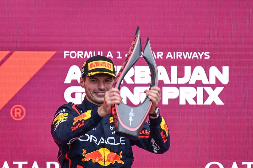 Max Verstappen vence o GP do Azerbijão de F1 (Foto: Alexander Nemenov / AFP)
