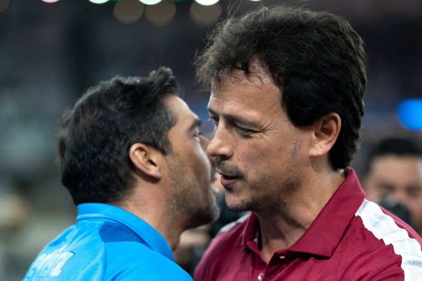 Abel Ferreira leva vantagem em duelo com Fernando Diniz (Foto: Jorge Rodrigues/AGIF)