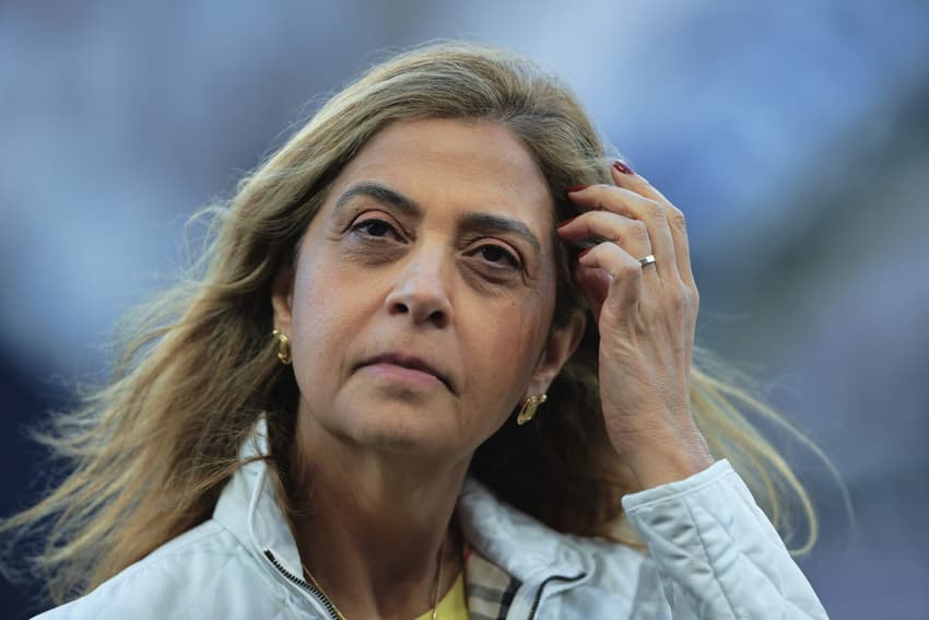 Leila Pereira, presidente do Palmeiras (Foto: Ettore Chiereguini/AGIF)